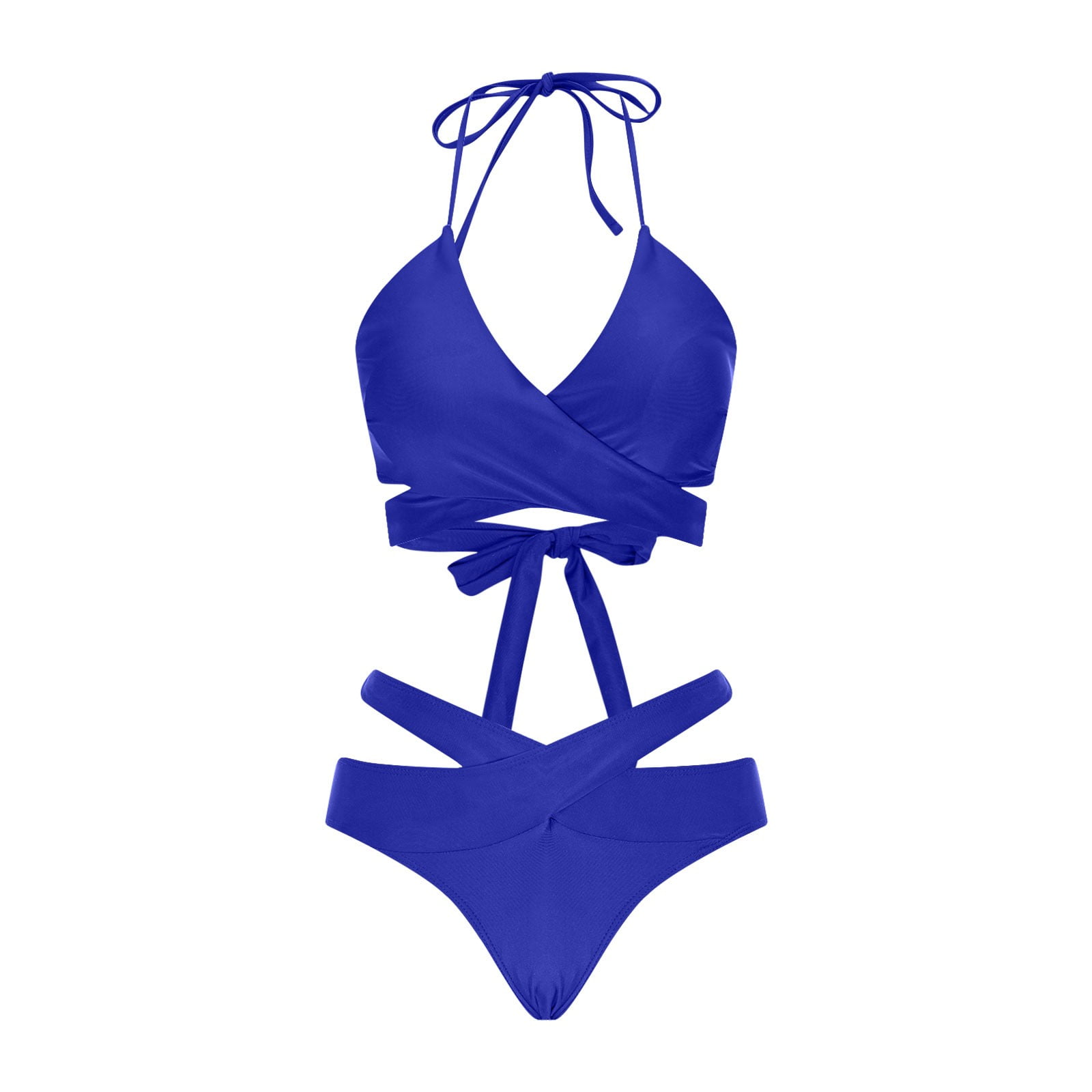 Sexy Bikini Swimwear Women Halter Push Up Bikini Set