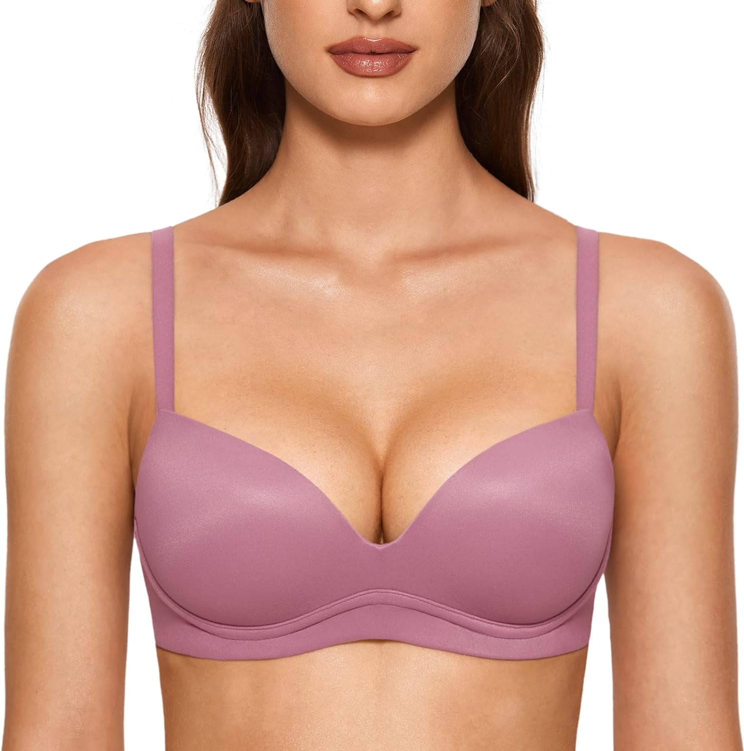 ブラジャー ^ ^ Women's Providence Terminal Wire-Free Push-Up Women's Push Up Bra No Underwire Comfortable Wireless Bras