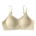Women's Push Up Bra Padded Seamless Adjustable Straps Bra Seamless Wireless Comfort Bra Push Up