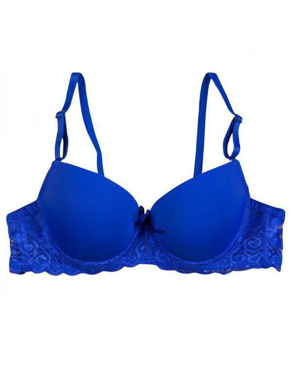 Women's Push Up Lace A B Cup Bra Brassiere Underwire Padded Lingerie  Underwear 