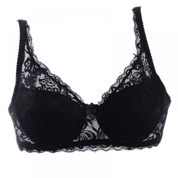 Women’s Push Up Lace Bra Comfort Padded Underwire Bra Lift Up 70B/75B/80B/85B/90B