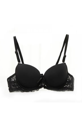 Women’s Push Up Lace Bra Comfort Padded Underwire Bra Lift Up Add One Cup