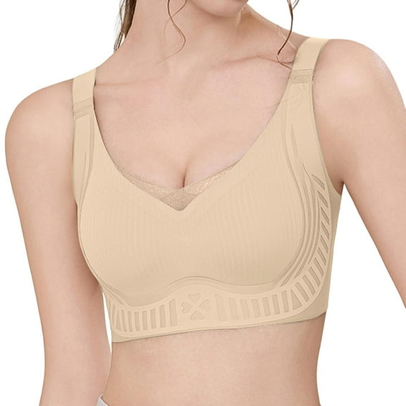 Women's Push Up Sag Non Underwire Comfortable Traceless Adjustable Bra