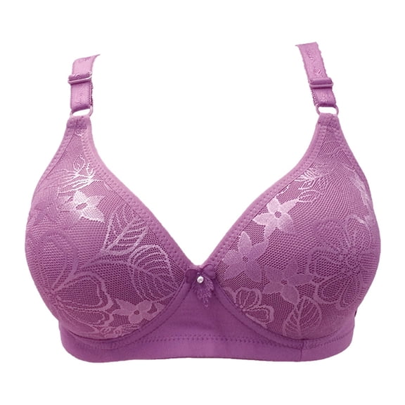 Women's Push Up Soft Cup Unpadded Sexy Wireless Bra, Lightweight and Suitable for Daily Wear