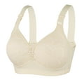 thumbnail image 1 of Women's Push Up Wireless Bra Plus Size Full-Coverage Underwire Bras Seamed Soft Cup Cozy Comfort Bra Everyday Wear, 1 of 4