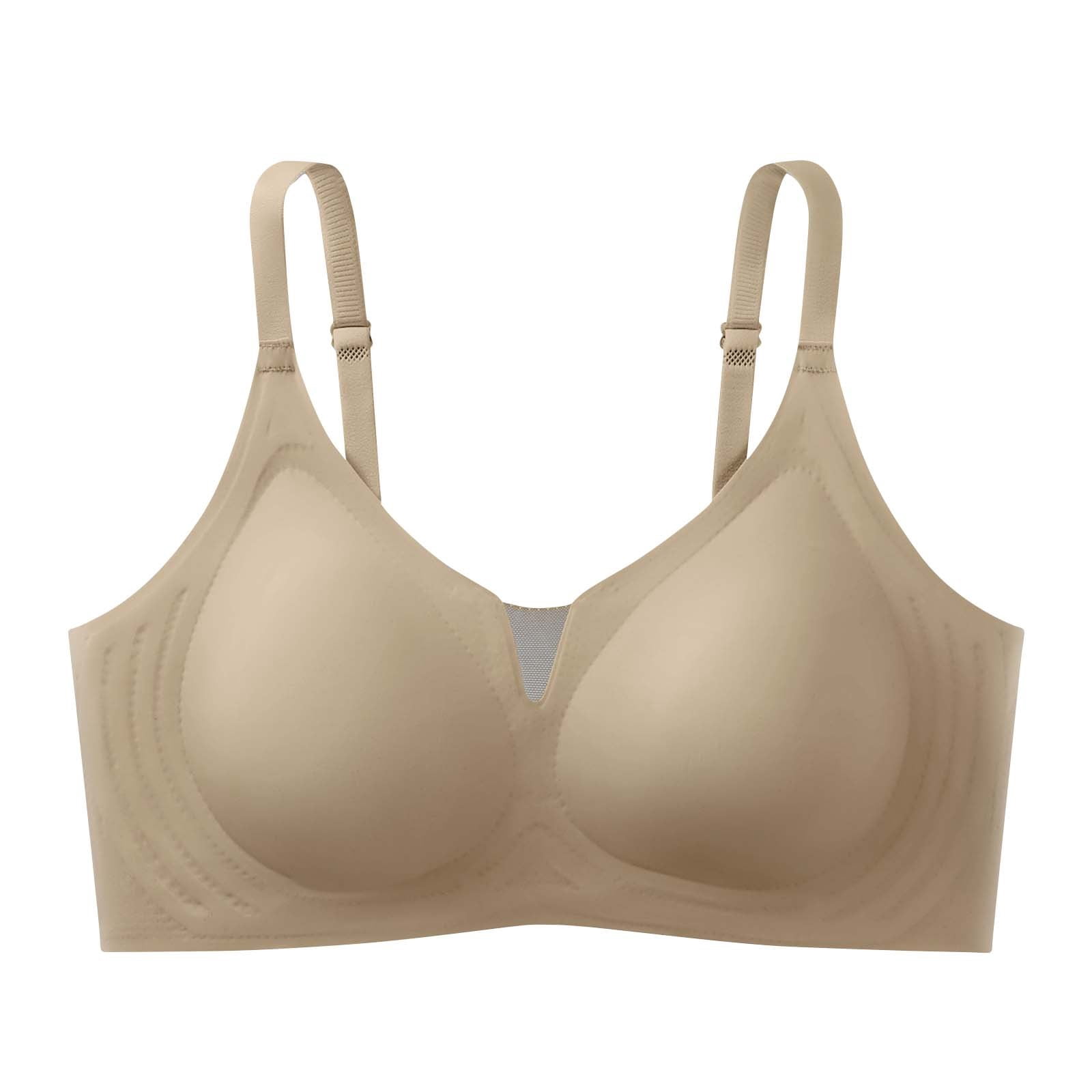 Women's Push Up Wireless Bra Solid Color Breathable Comfort Everyday ...