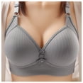 thumbnail image 1 of Women's Push Up Wireless Bra Comfort Support No Underwire Bras Comfortable Wire Bralette Everyday Underwear Pack of Bras Womens Sports Bra with Pads Full Coverage Padded Bras for Women Small Bras, 1 of 3