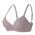 thumbnail image 1 of Women's Push up Bras, No Underwire Seamless Comfortable Bralette, Soft Support Deep V Brassiere, 1 of 8