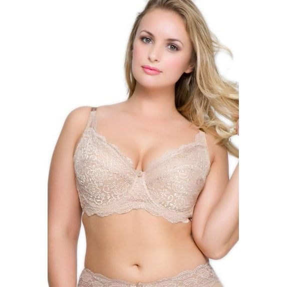 QT Intimates Lace Underwired Bra with No Padding 5554Q