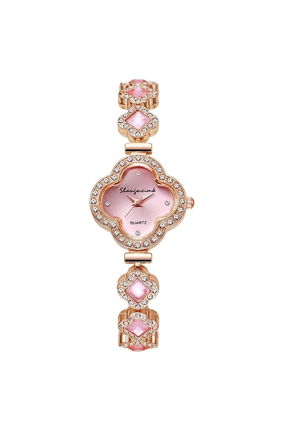 Women's Quartz Watch Alloy Four Leaf Clover Fashion Decoration Bracelet