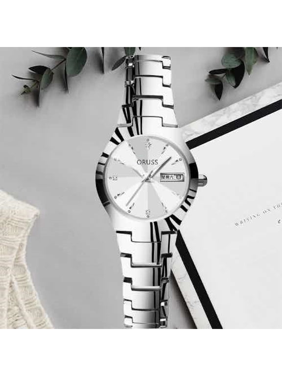 Women's Quartz Watch Automatic Watch Ladies Waterproof Calendar Wristwatch Fashion Trendy Personalized Creative Women's Wristwatch