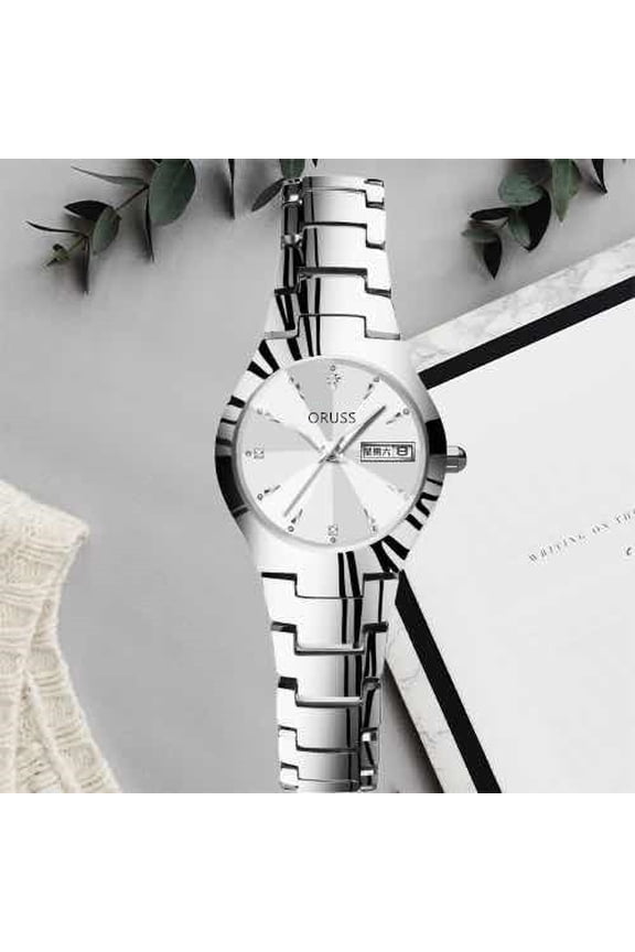 Women's Quartz Watch Automatic Watch Ladies Waterproof Calendar Wristwatch Fashion Trendy Personalized Creative Women's Wristwatch