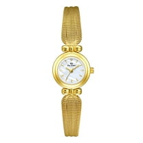 Women's Quartz Watch Stainless Steel Mesh Strap Elegant Ladies Wrist Watch