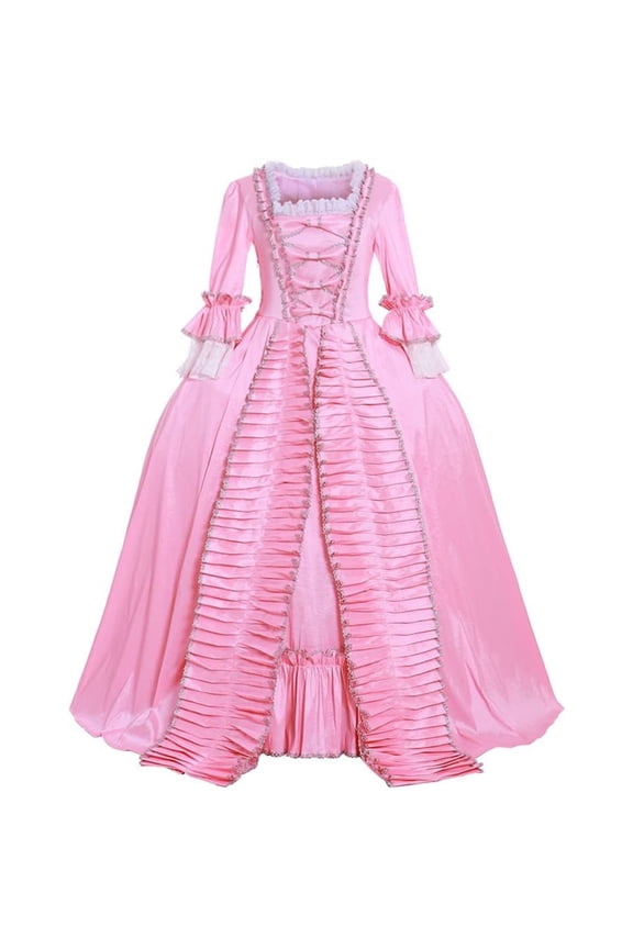 Women's Queen Marie Antoinette Rococo Ball Gown Gothic Victorian Dress Costume