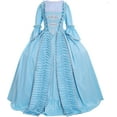 thumbnail image 1 of Women's Queen Marie Antoinette Rococo Ball Gown Gothic Victorian Dress, 1 of 8