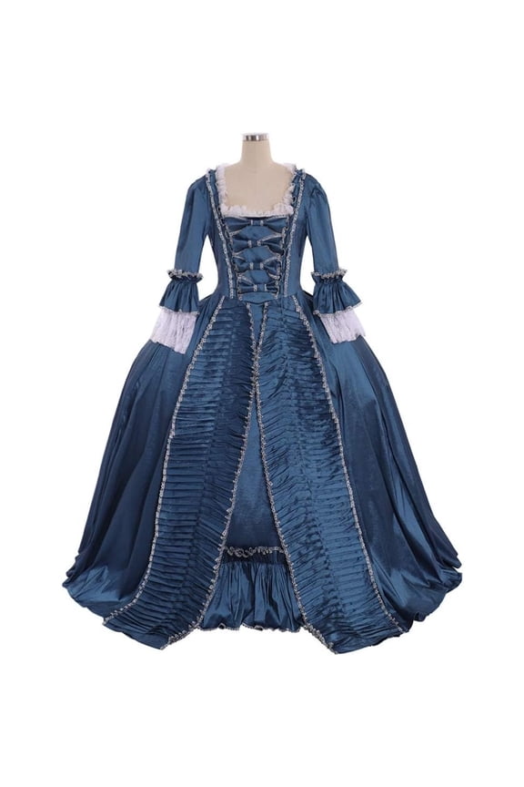 Women's Queen Marie Antoinette Rococo Ball Gown Gothic Victorian Dress