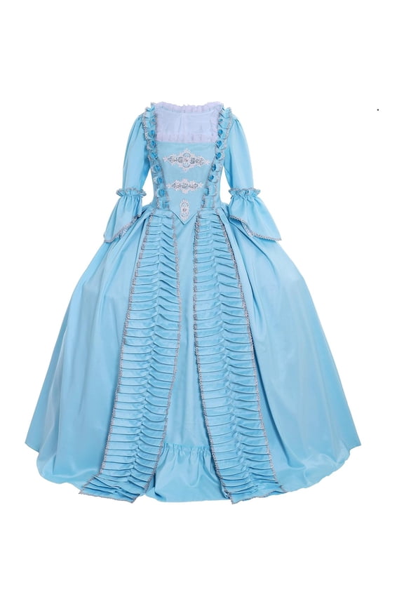 Women's Queen Marie Antoinette Rococo Ball Gown Gothic Victorian Dress