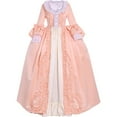 thumbnail image 1 of Women's Queen Marie Antoinette Rococo Ball Gown Victorian Dress Costume Pink, 1 of 8