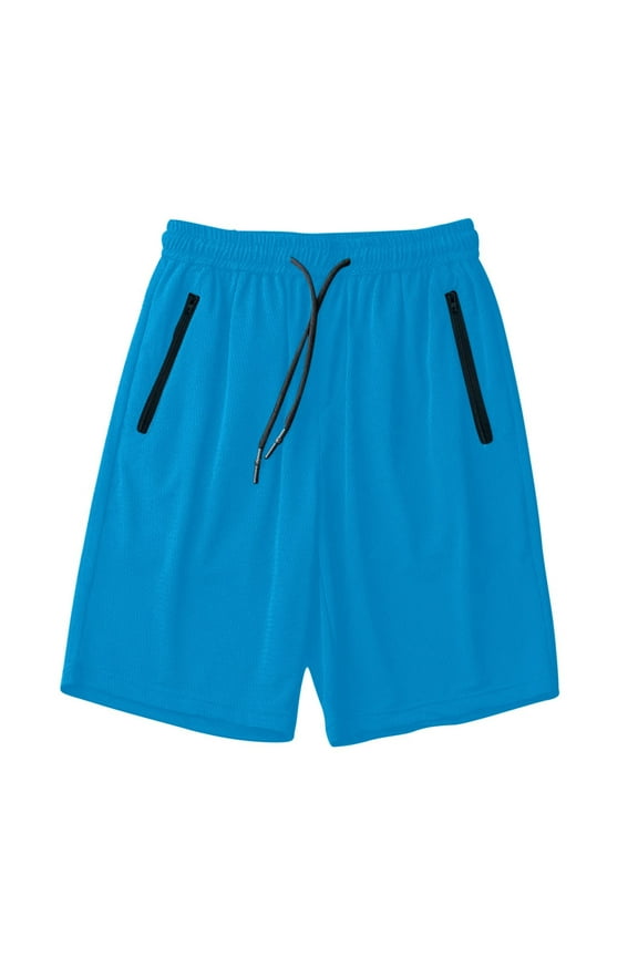 Women's Quick-Dry Athletic Shorts Ice Silk Short with Zipper Pockets Comfort Loose Fit Everyday Running Shorts