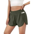 thumbnail image 1 of Women's Quick-Dry Workout Sports Running Yoga Athletic Shorts Built-in Panties, 1 of 5