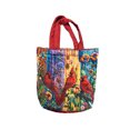 thumbnail image 1 of Women's Quilted Digital Print Tote Bag, Large Capacity Oxford Cloth Shoulder Handbag, Lightweight Durable Reusable Shopping Lunch Beach Bag for Work Travel Independence Day Party, 1 of 5