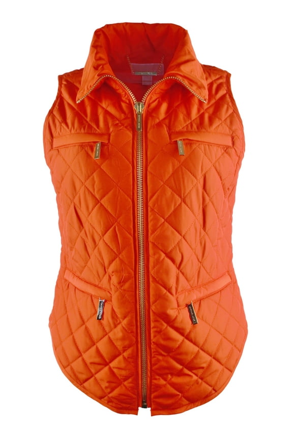 Women's Quilted Packable Puffer Vest-M-XXS