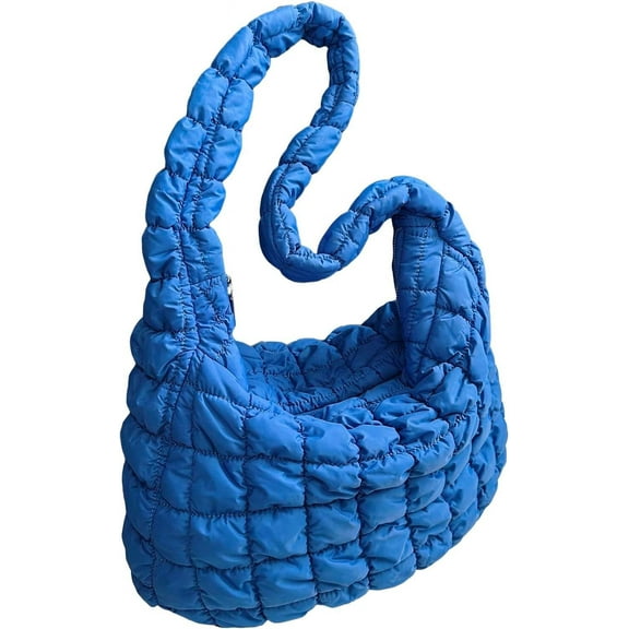 Women's Quilted Tote Bags Oversized Padded Shoulder Bag Large Hobo Purse
