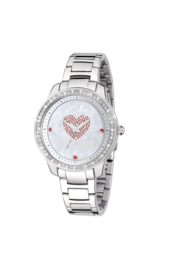 Women's R7253196503 Shiny Crystals Silver Dial Steel Wristwatch
