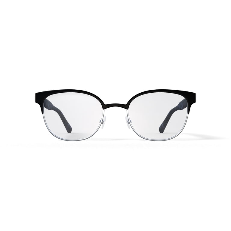 Reverb Women's RVLO6014 Prescription Eyeglasses with Case, Black