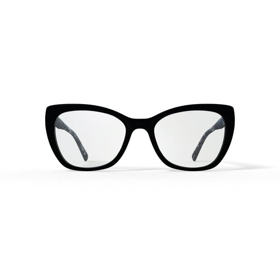 Reverb Women's RVLO6020 Prescription Eyeglasses with Case, Black