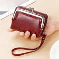 thumbnail image 1 of Women's RFID Blocking Wristlet Wallet - 3-in-1 Zip-Around with Coin Purse & Card Slots - Vegan Leather with Secure Clasp,1Pcs, 1 of 7