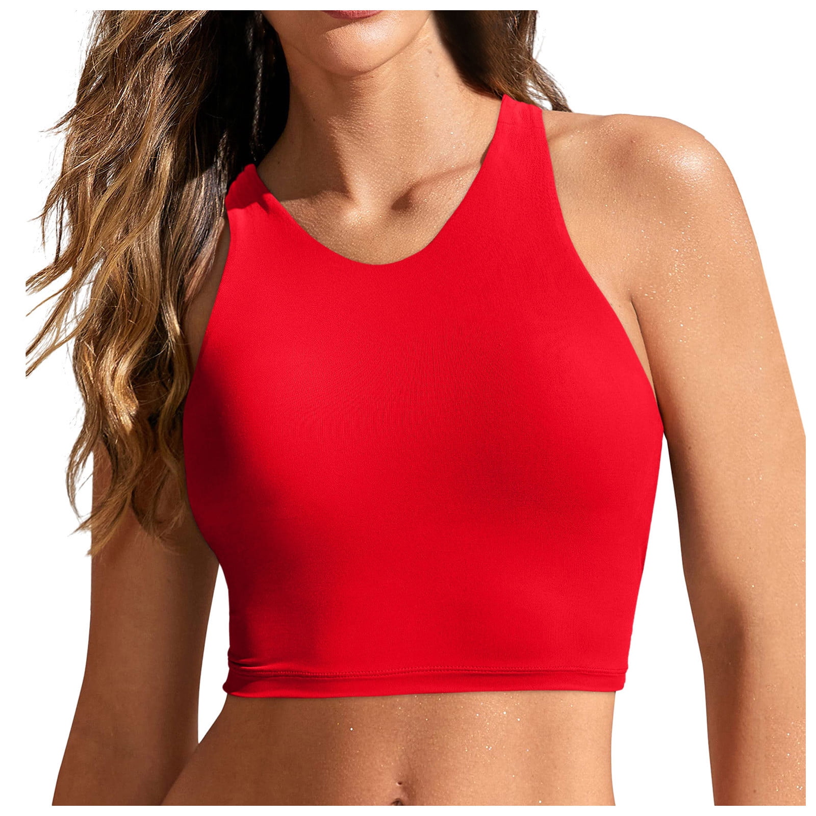 sports bra as a swim top