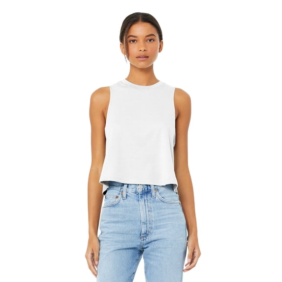 Women's Racerback Cropped Tank - 6682