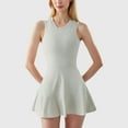 thumbnail image 1 of Women's Racerback Flowy Athletic Dress - X Large, Off White, 1 of 7