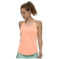 thumbnail image 1 of Women's Racerback Tank, Awwp Women's Solid Racerback Yoga Tank Top Pink Yoga Workout Top M, 1 of 2