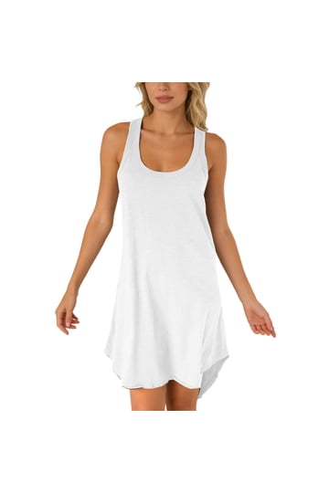 casual knee length summer dresses Women's Cotton Linen Summer Dresses 2024 Sleeveless Pleated Dress Casual  Knee Length Dress Comfy Summer Lounge Outfits Womens Dresses Casual Coffee  S at Amazon Women's Clothing store