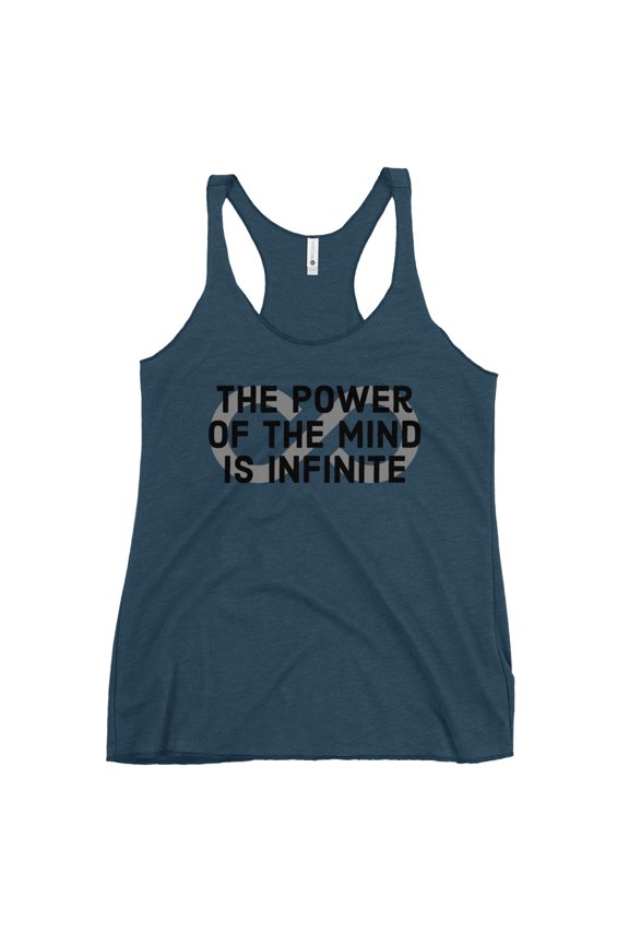 Women's Racerback Tank (Indigo, L)