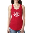 thumbnail image 1 of Women's Racerback Tank Top - Adopt Animal Rescue, 1 of 5
