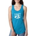 thumbnail image 1 of Women's Racerback Tank Top - Adopt Animal Rescue, 1 of 5