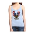 thumbnail image 1 of Women's Racerback Tank Top - American Flag 4th of July, 1 of 5