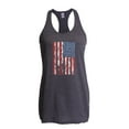 thumbnail image 1 of Women's Racerback Tank Top - American Flag 4th of July, 1 of 5