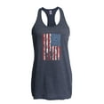thumbnail image 1 of Women's Racerback Tank Top - American Flag 4th of July, 1 of 5