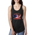 thumbnail image 1 of Women's Racerback Tank Top - American Proud To Be US Flag, 1 of 5