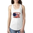 thumbnail image 1 of Women's Racerback Tank Top - American Proud To Be US Flag, 1 of 5