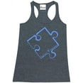 thumbnail image 1 of Women's Racerback Tank Top - Autism Awareness Puzzle, 1 of 5