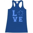 thumbnail image 1 of Women's Racerback Tank Top - Autism Awareness Puzzle, 1 of 5