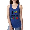 thumbnail image 1 of Women's Racerback Tank Top - Autism Awareness, 1 of 5