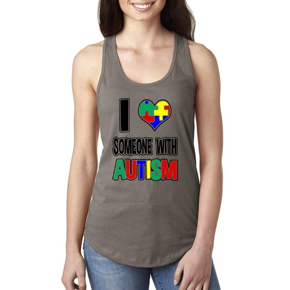 Women's Racerback Tank Top - Autism Awareness