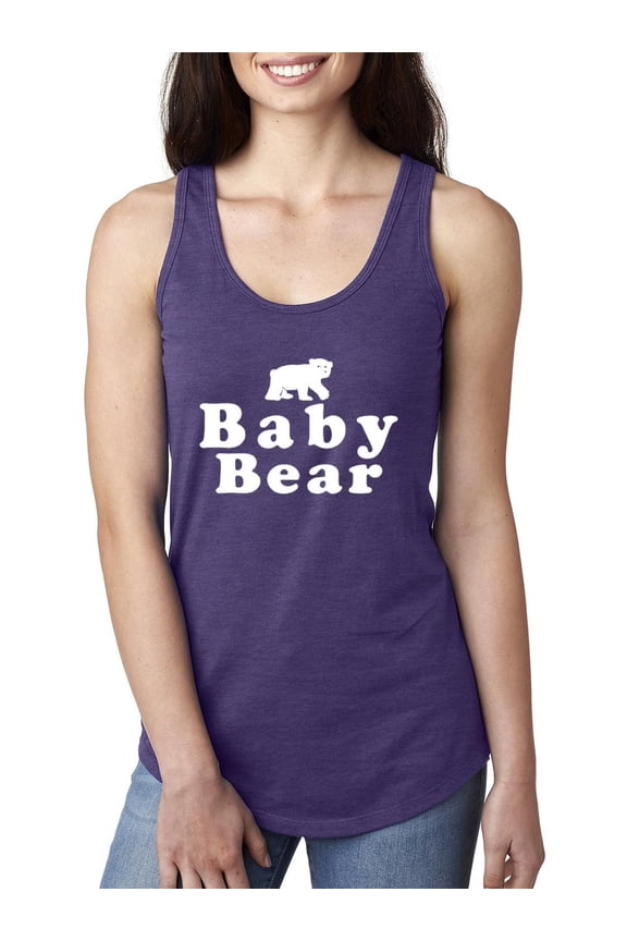 Women's Racerback Tank Top - Baby Bear