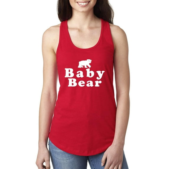 Women's Racerback Tank Top - Baby Bear
